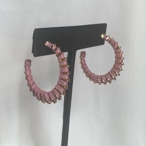 Paper raffia wrapped hoop